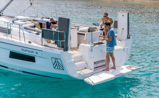 Dufour 41 "La Gamine" Ionian charter Nisos Yacht Charter